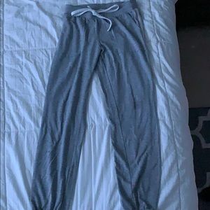 GREY SONOMA SWEATPANTS WHITE WHITE STRIPES